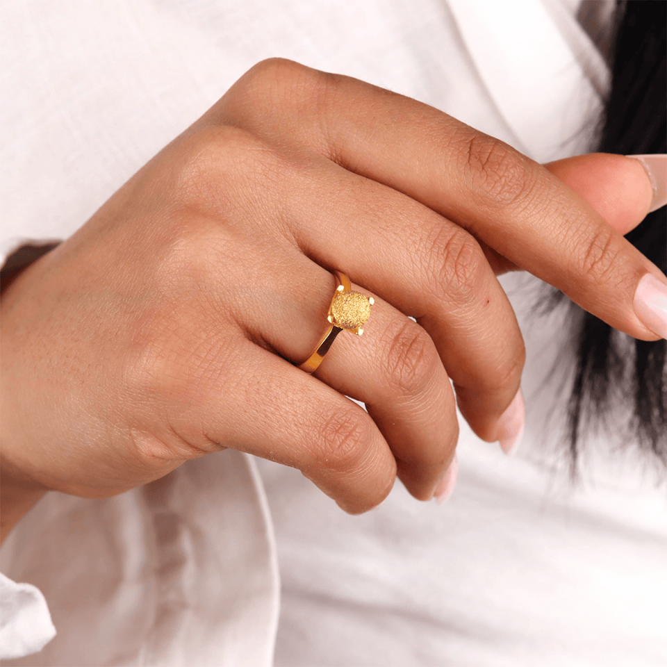 Tektaş Simli Dorika Yüzük