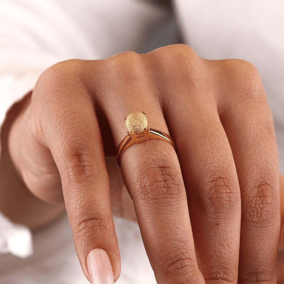 Tektaş Simli Dorika Yüzük