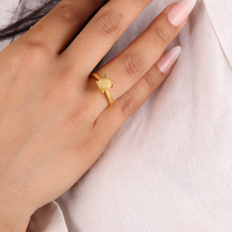 Tektaş Simli Dorika Yüzük