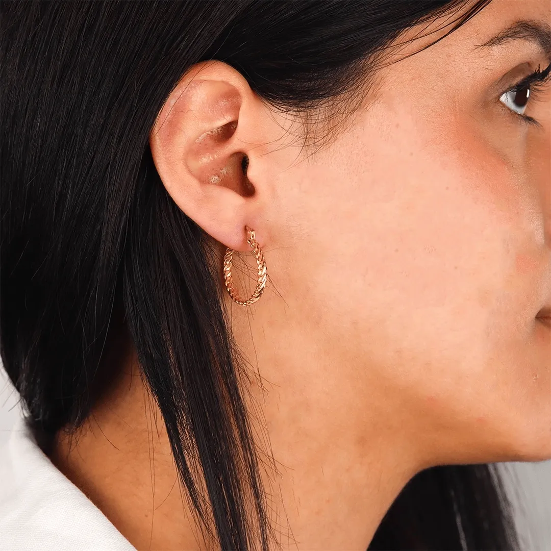 Üçlü Burma Halka Küpe XL