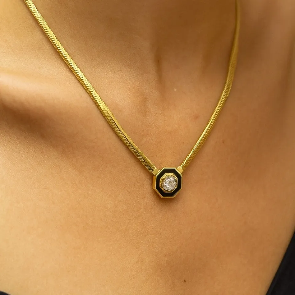 Çağla Model İtalyan Baget Kolye