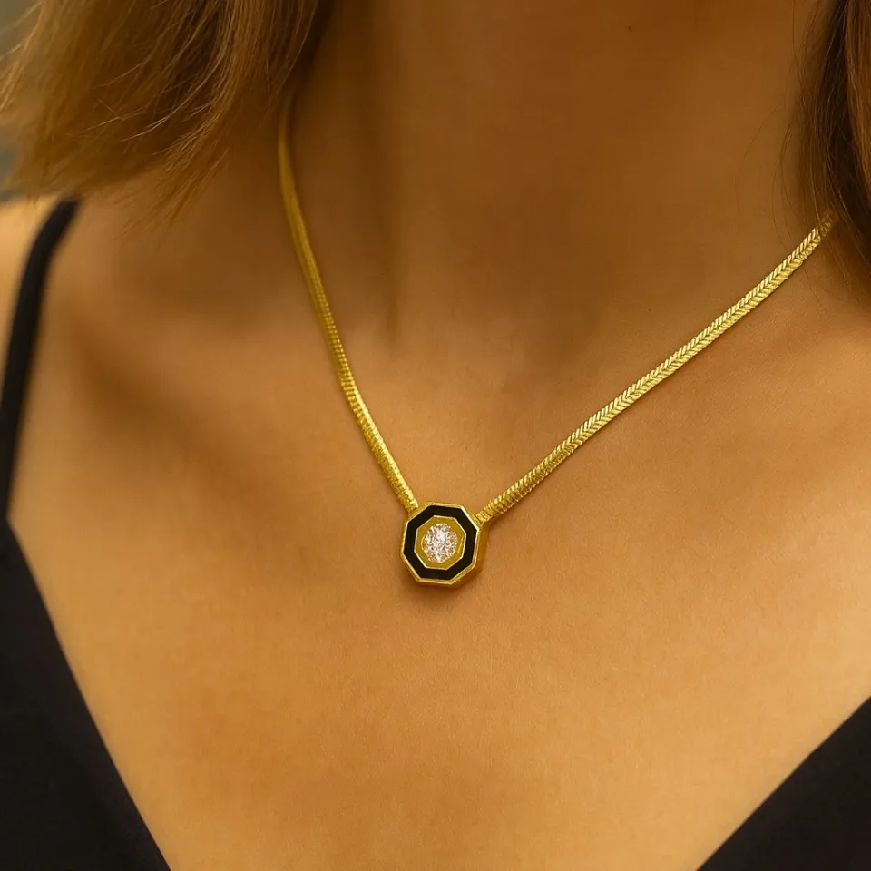 Çağla Model İtalyan Baget Kolye