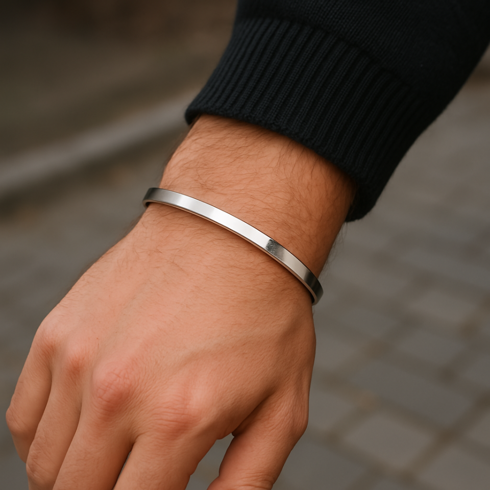 Silver Edition - Erkek Gümüş Kelepçe