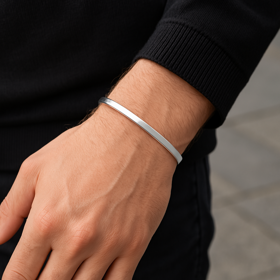 Silver Edition - Erkek Gümüş Kelepçe