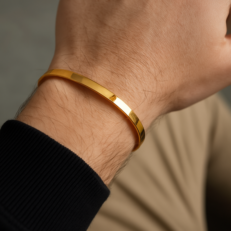 Gold Edition - Erkek Gümüş Kelepçe