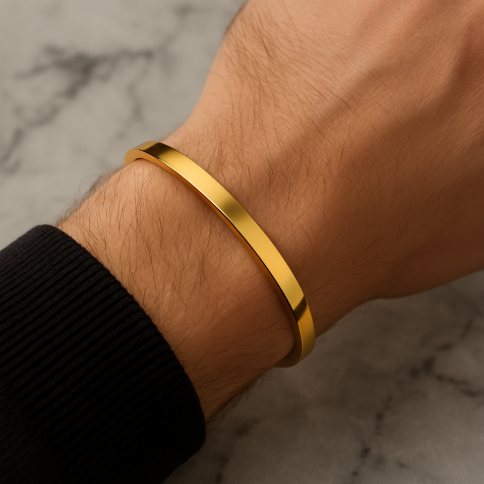 Gold Edition - Erkek Gümüş Kelepçe