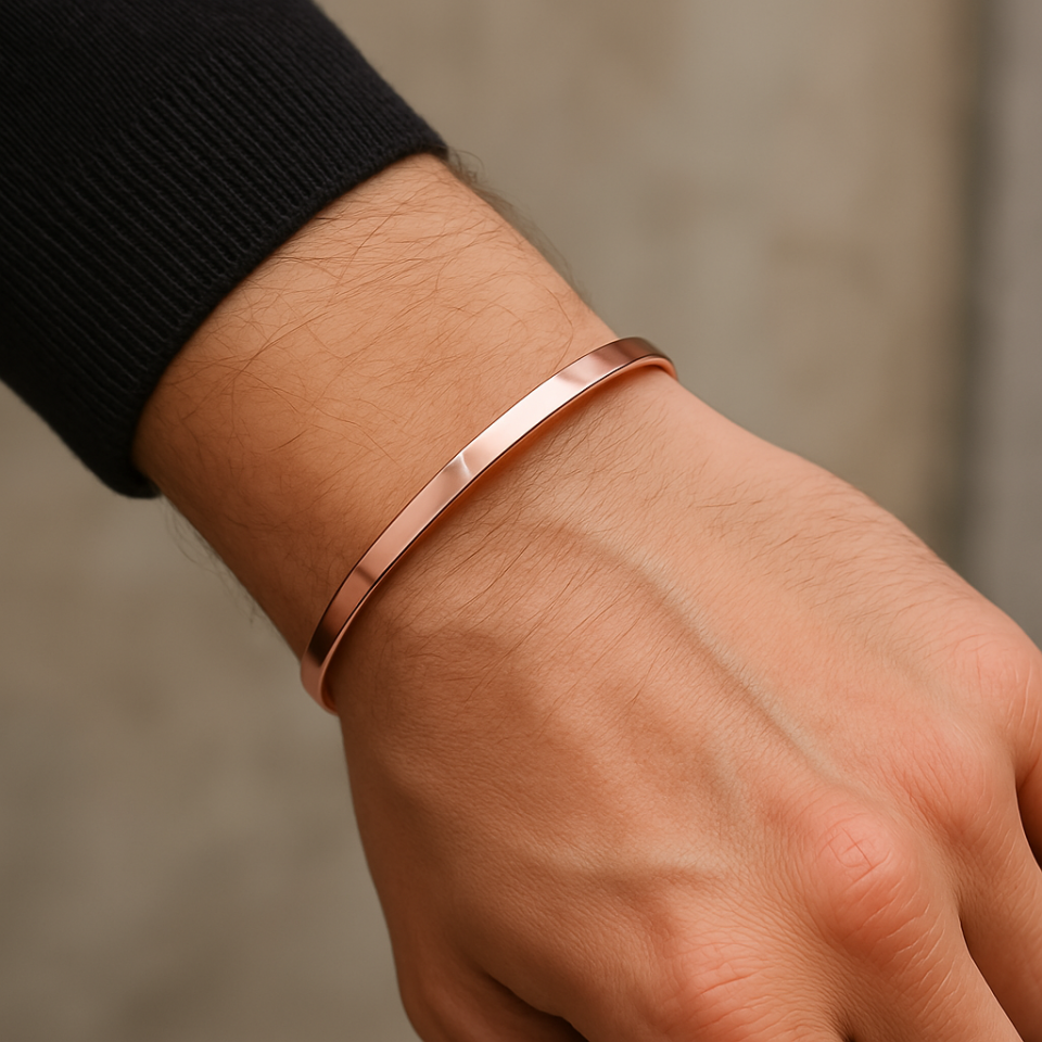 Rose Edition - Erkek Gümüş Kelepçe