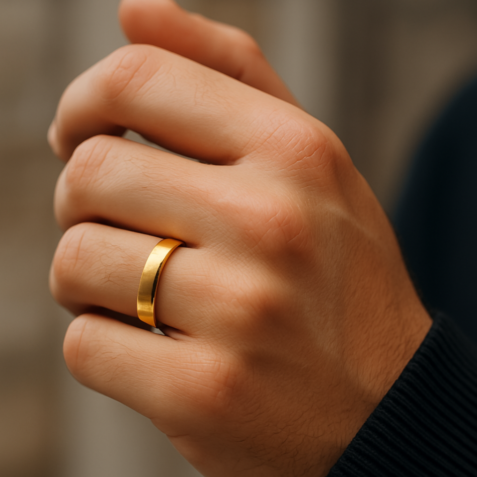 Gold Edition - Erkek Gümüş Yüzük