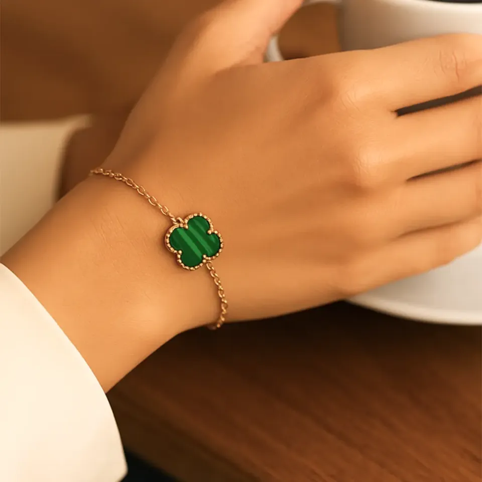 Yeşil Yonca Bileklik