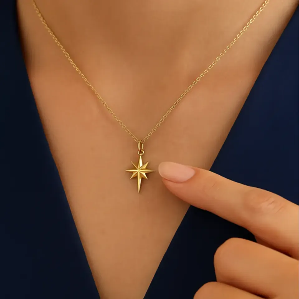 Kuzey Yıldızı Kolye